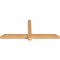 Ekena Millwork Eugene Smooth Timber Gable Bracket, Western Red Cedar, 60"W x 25"H x 3 1/2"D x 3 1/2"F, 10/12 Pitch GBW060X25X0404EUG00SWR - alternate 2